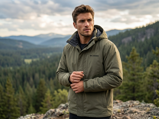 Chaqueta Columbia Firwood Hombre- Impermeable Omni-Tech.