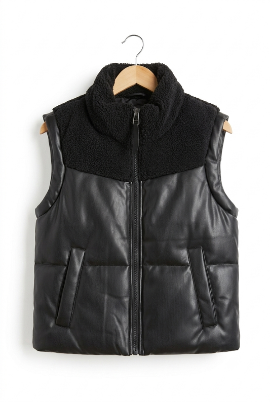 Chaleco de mujer BEARPAW de piel sintética