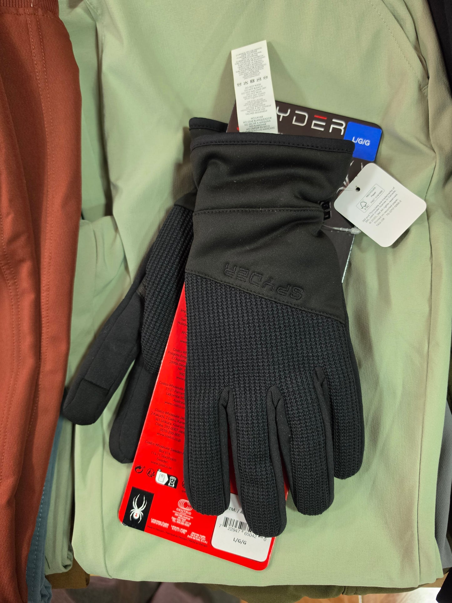 Guantes Invierno Hombre Spyder Térmicos Touch Pantalla Tactil