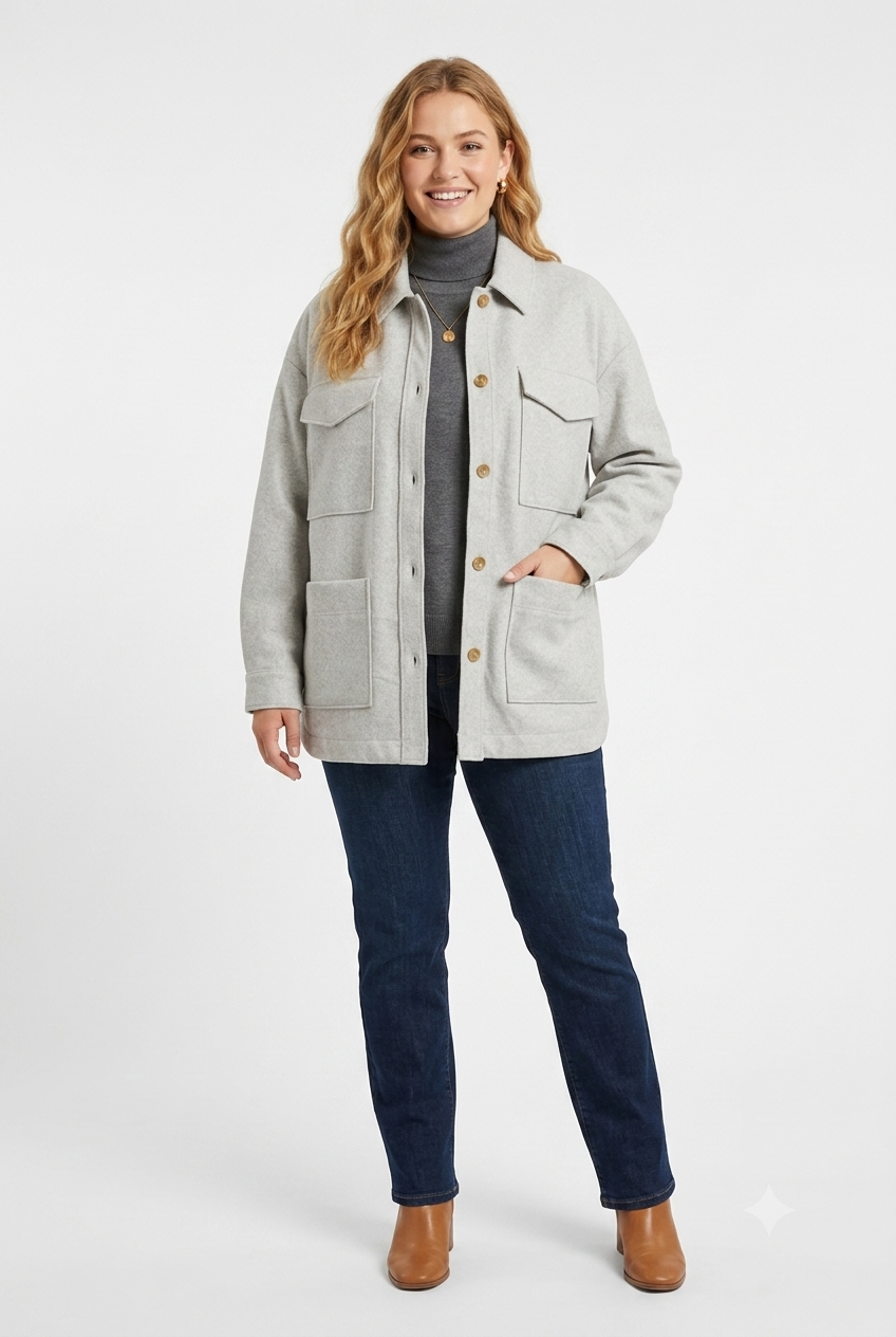Banana Republic Chaqueta Camisa Oversize
