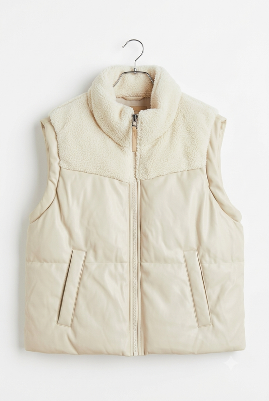 Chaleco de mujer BEARPAW de piel sintética