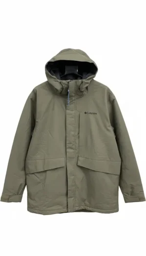 Chaqueta Columbia Verde Omni-Tech Impermeable